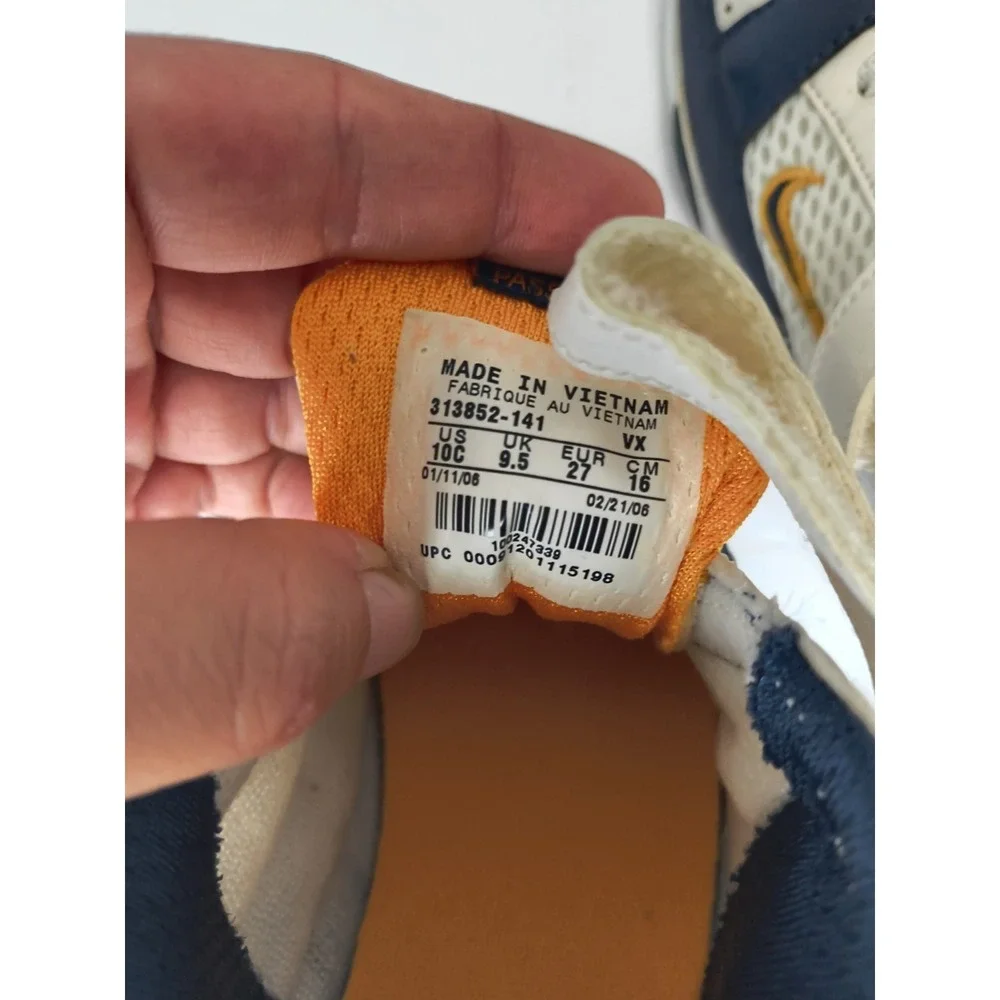 VTG 2006 Y2K Nike Air Zoom 10C Toddler Sneakers Andre Agassi Signature Edition